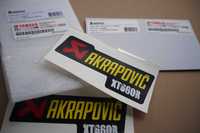 Akrapovic Yamaha XT660R, XT660, XTR660 - oryginalne naklejki - termo