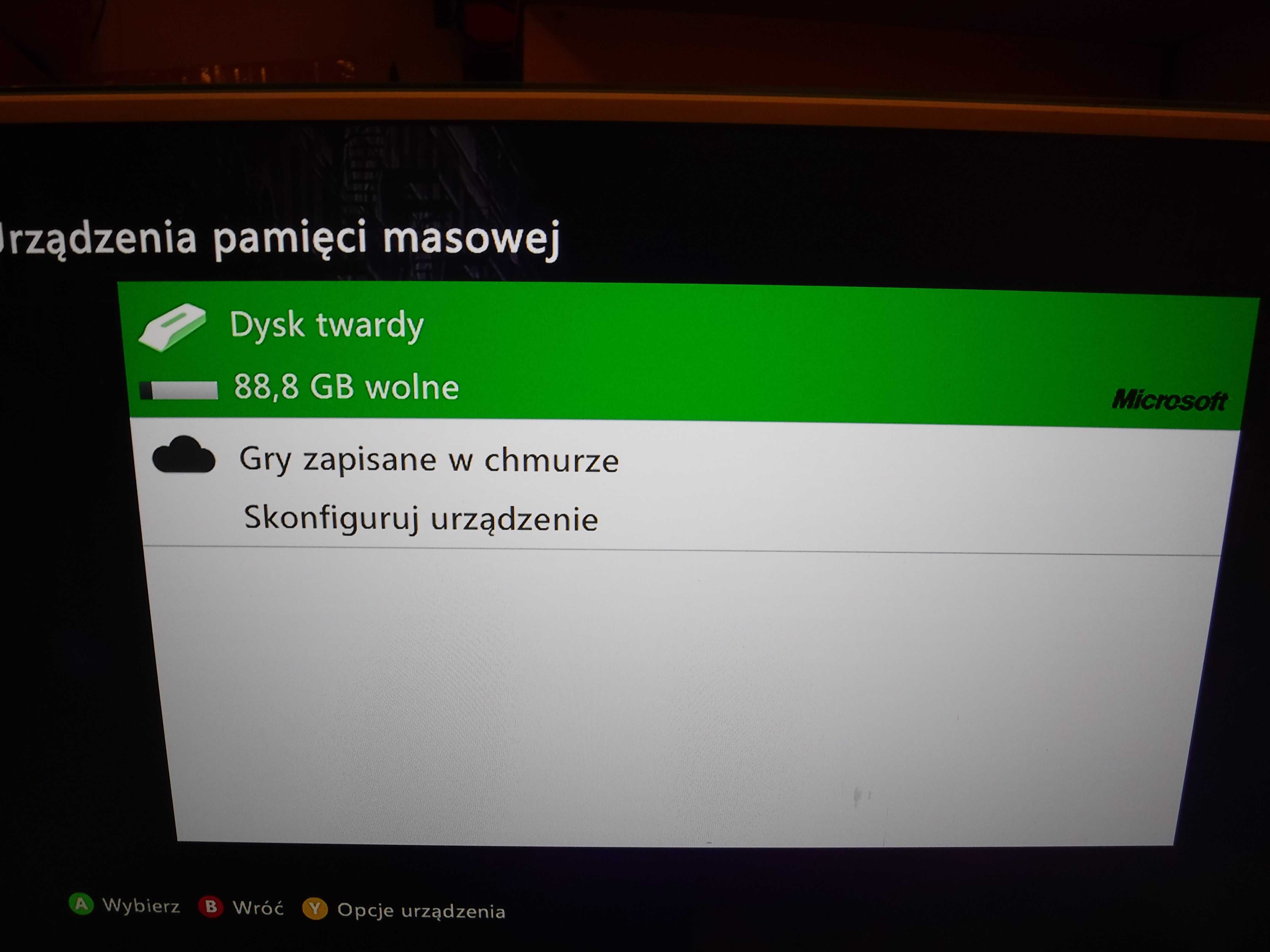 Zestaw Konsola X Box 360 z Kierownicą XBOX 360 Microsoft i 4 gry