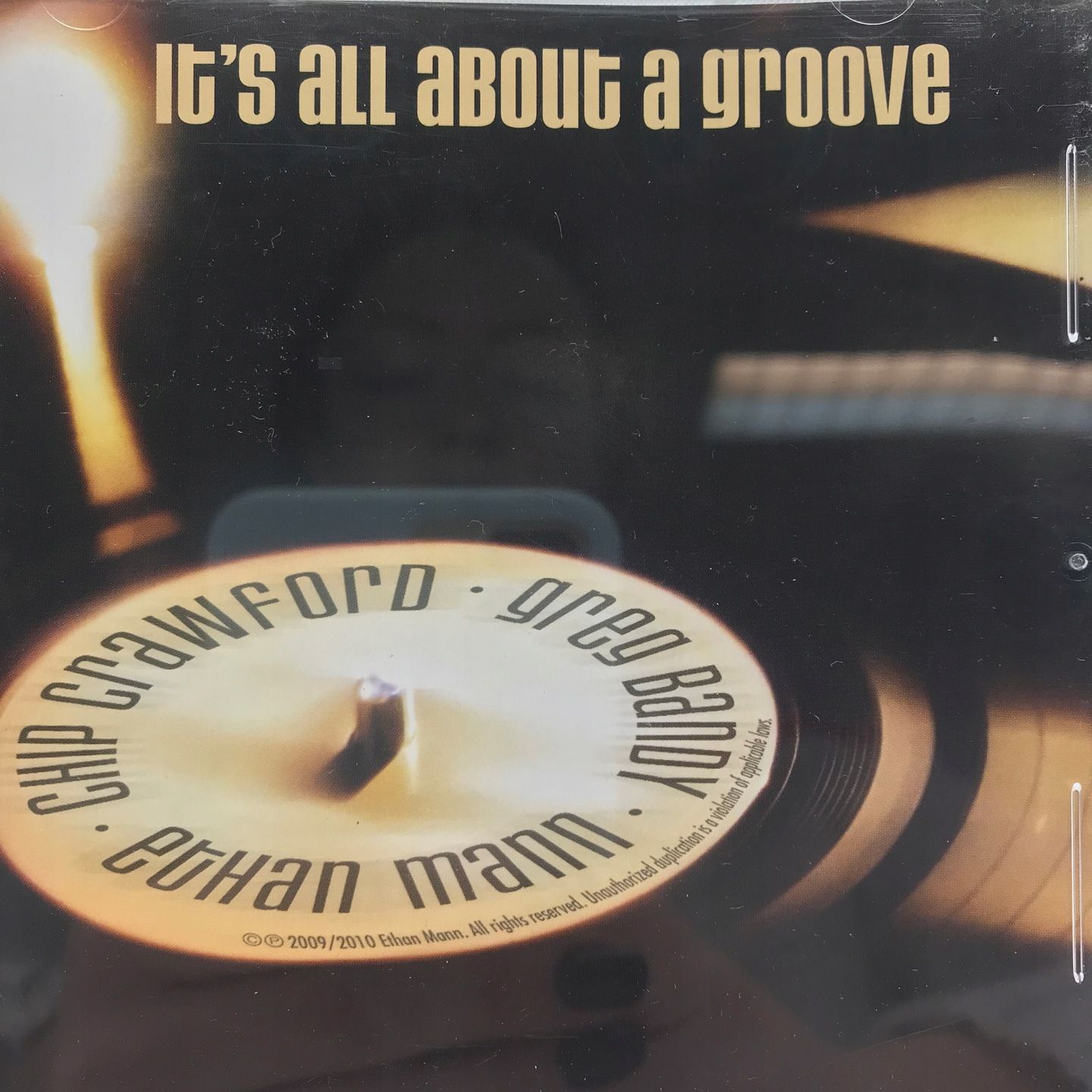cd - ethan mann - it's all about a groove