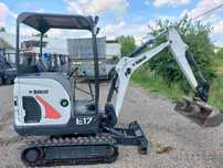Minikoparka BOBCAT E-17, 2016 r, 3300 MTH NIE CAT, JCB, KUBOTA zamiana