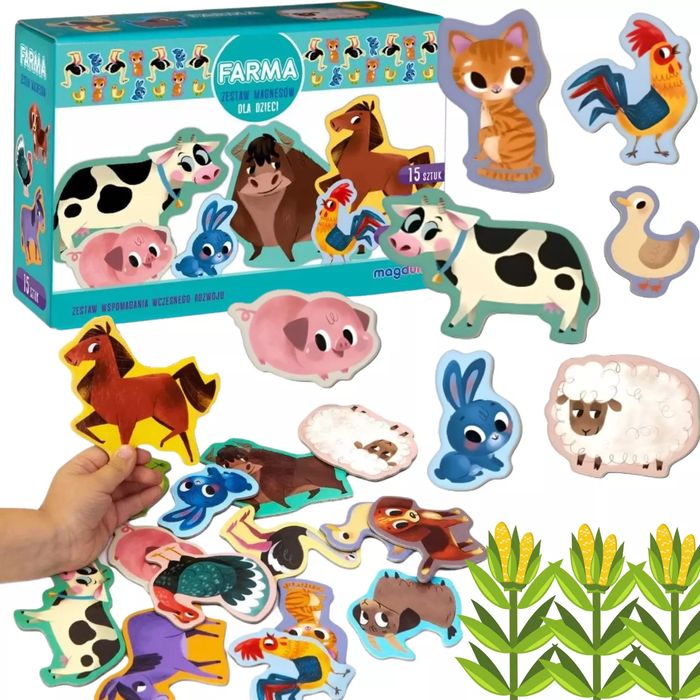 Magnesy farma (15 elementów). Aston Active