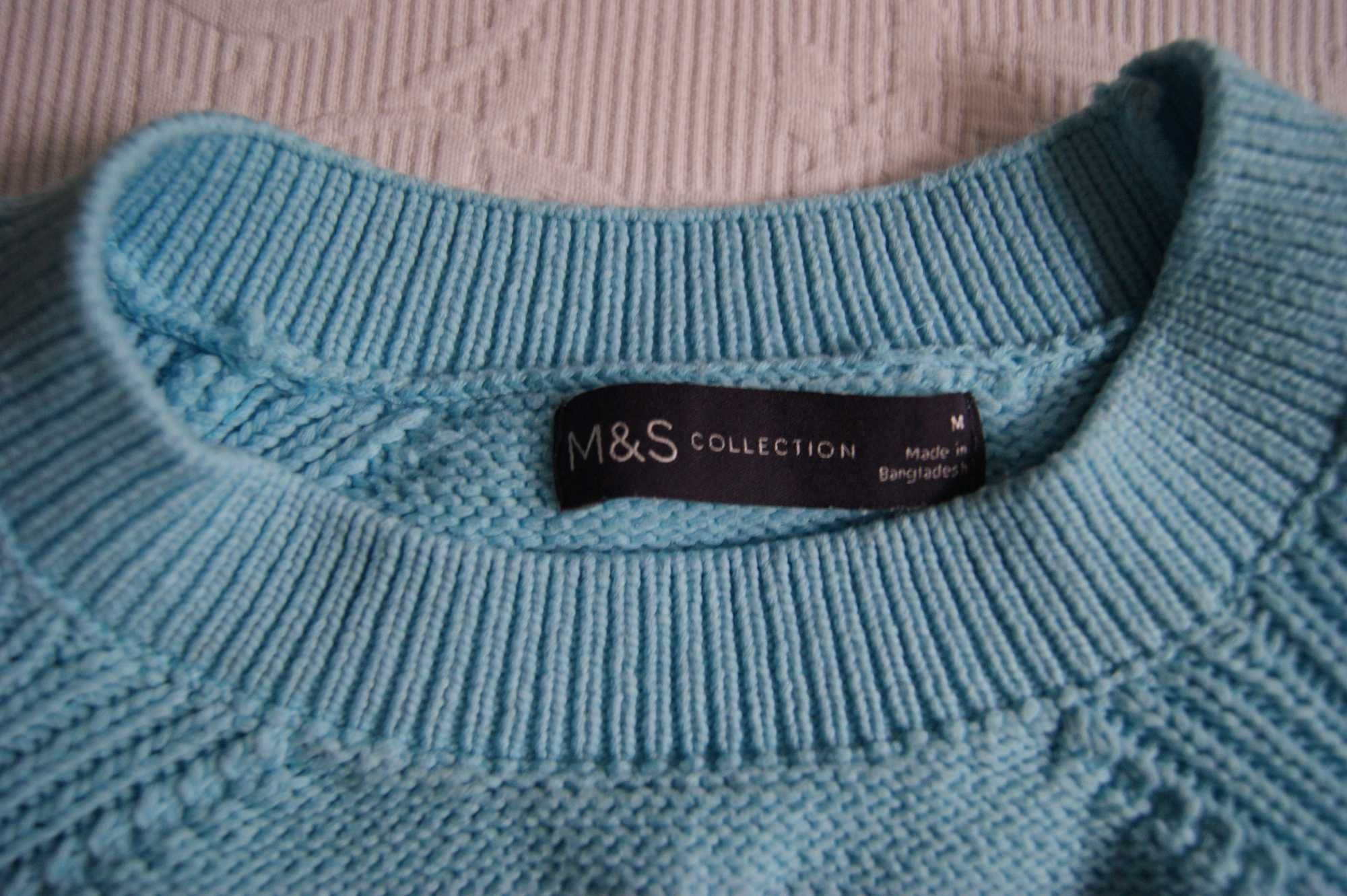 Śliczny sweterek M&S roz.M Bawełna!!!