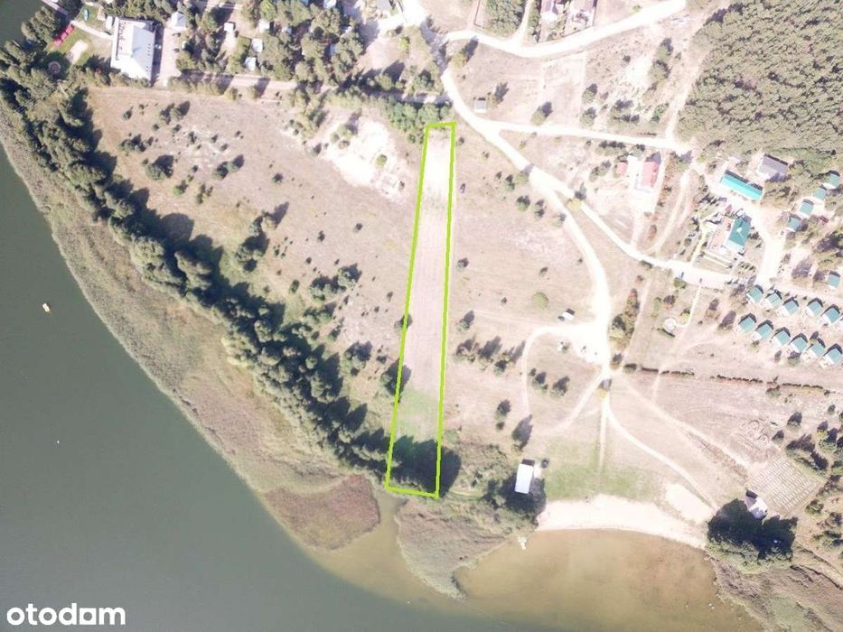 Działka z linią brzegową , projektem i pozwoleniem na budowę