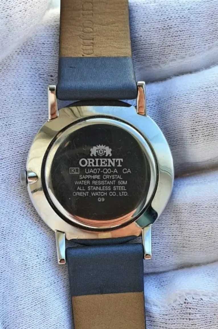 Женские часы Orient стекло сапфир. Состояние!