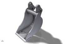 Łyżka kopiąca 20cm pasująca do mini koparki JCB 8014/8015/8016/8018/17