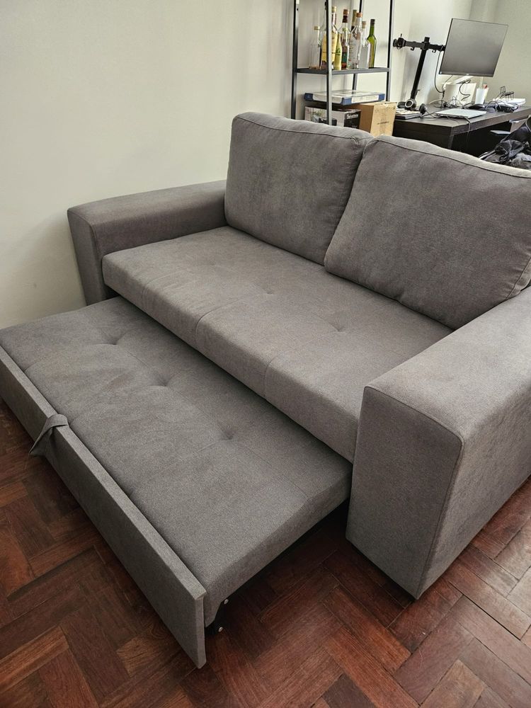 sofa cama 3 lugares mira homy casa