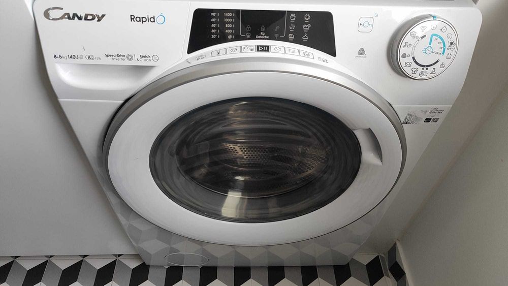 Máquina de LAVAR e SECAR roupa candy row 4856dwms7-s (8/5kg]
