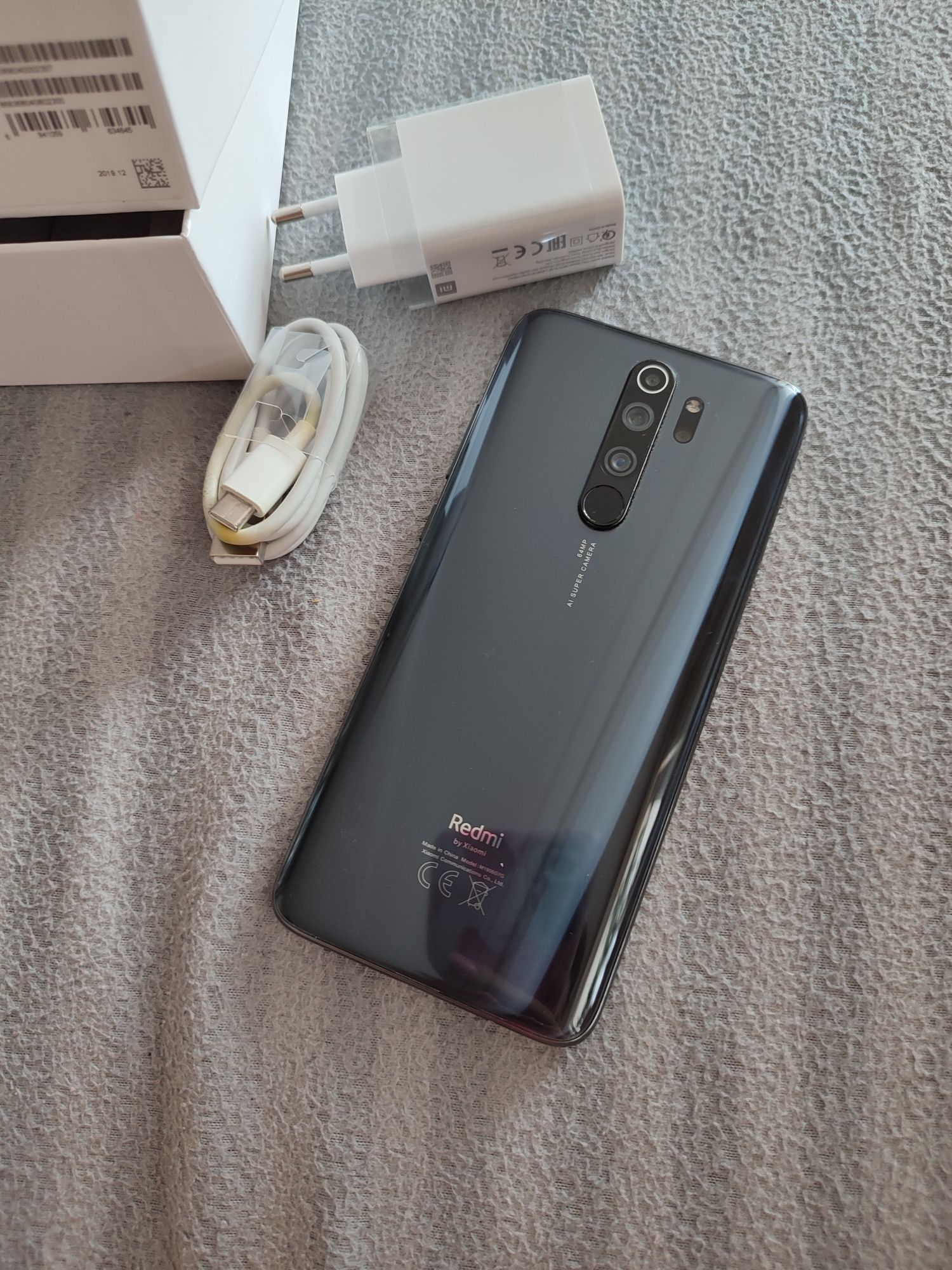 Redmi Note 8 pro mineral Grey 6gb ram 64 GB rom zestaw etui, folia