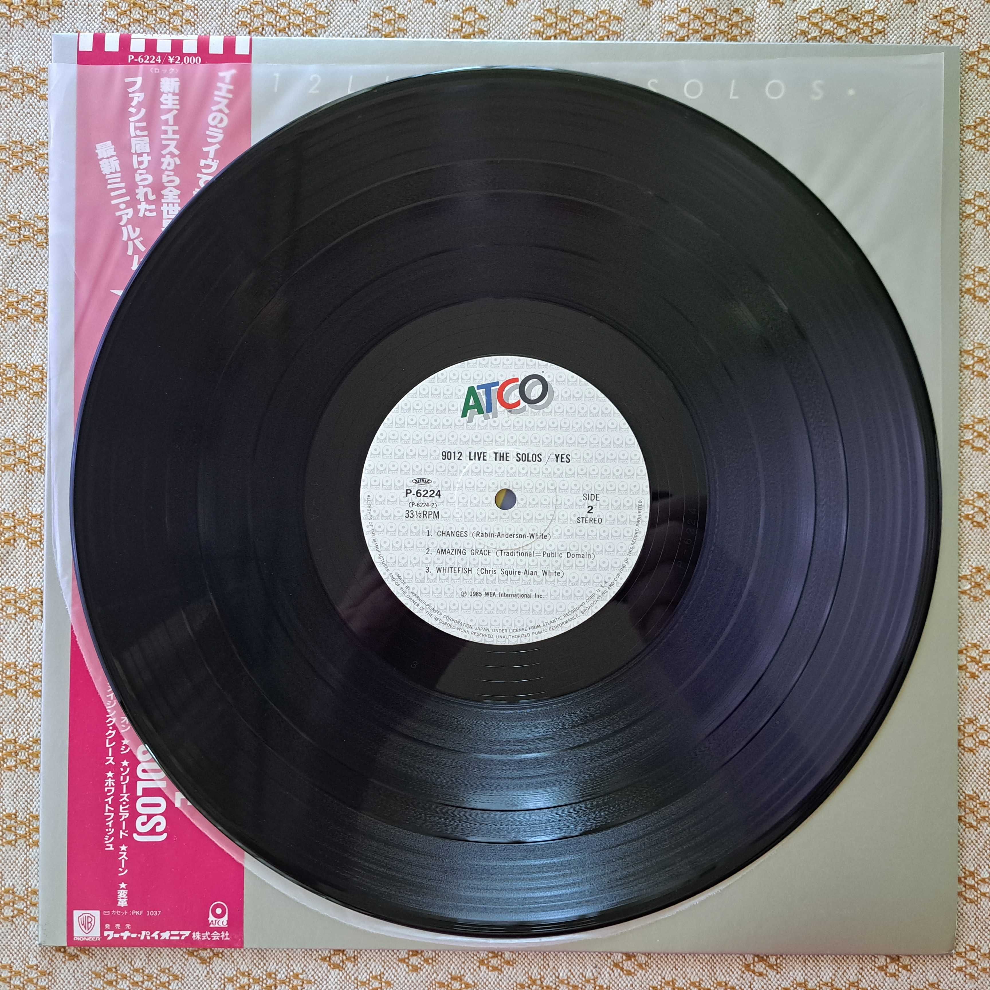 Yes 9012Live - The Solos   Dec 10, 1985 Japan (NM/NM)