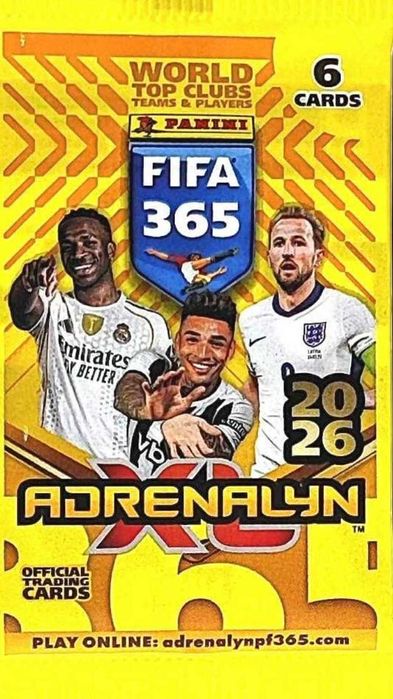 Karty piłkarskie panini adrenalyn xl Fifa 365- 2026