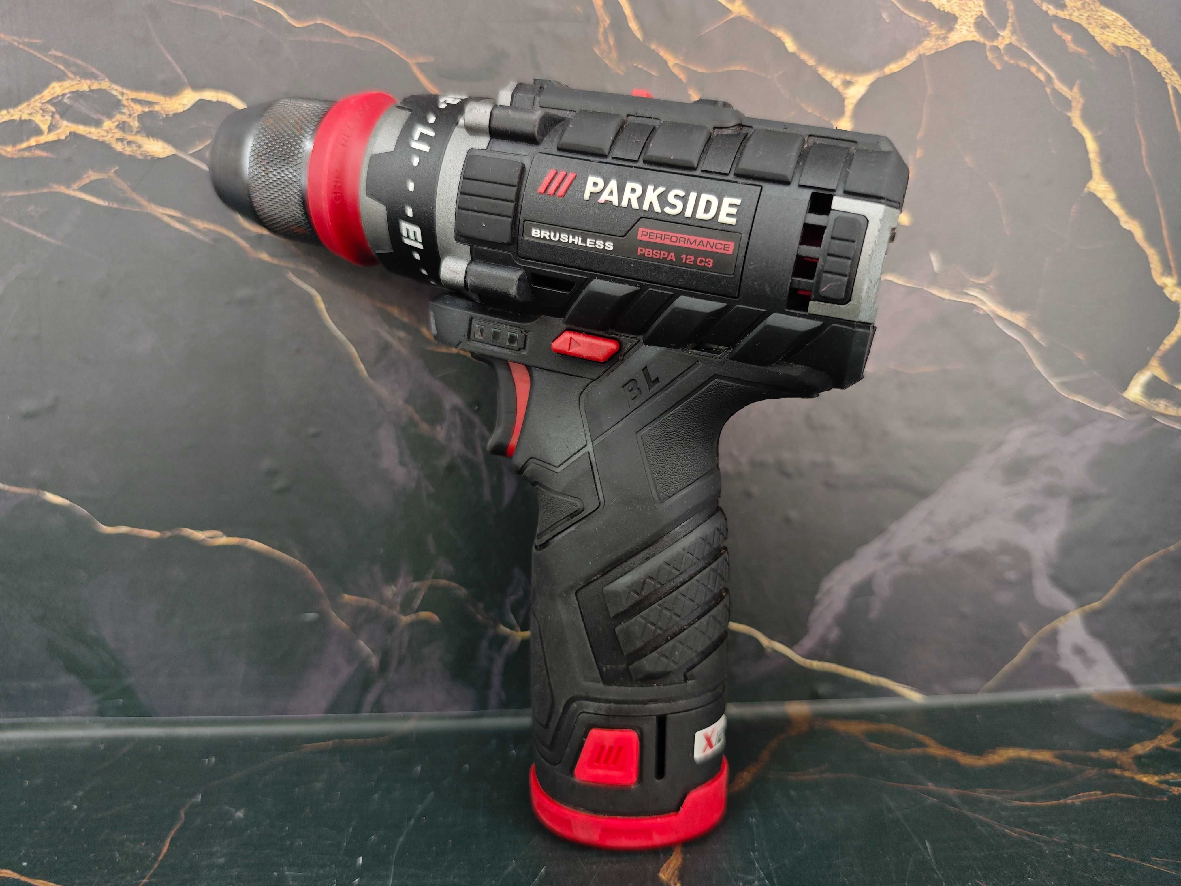 Wkrętarka akumulatorowa PARKSIDE Performance PBSPA 12 C3 komplet 2 aku