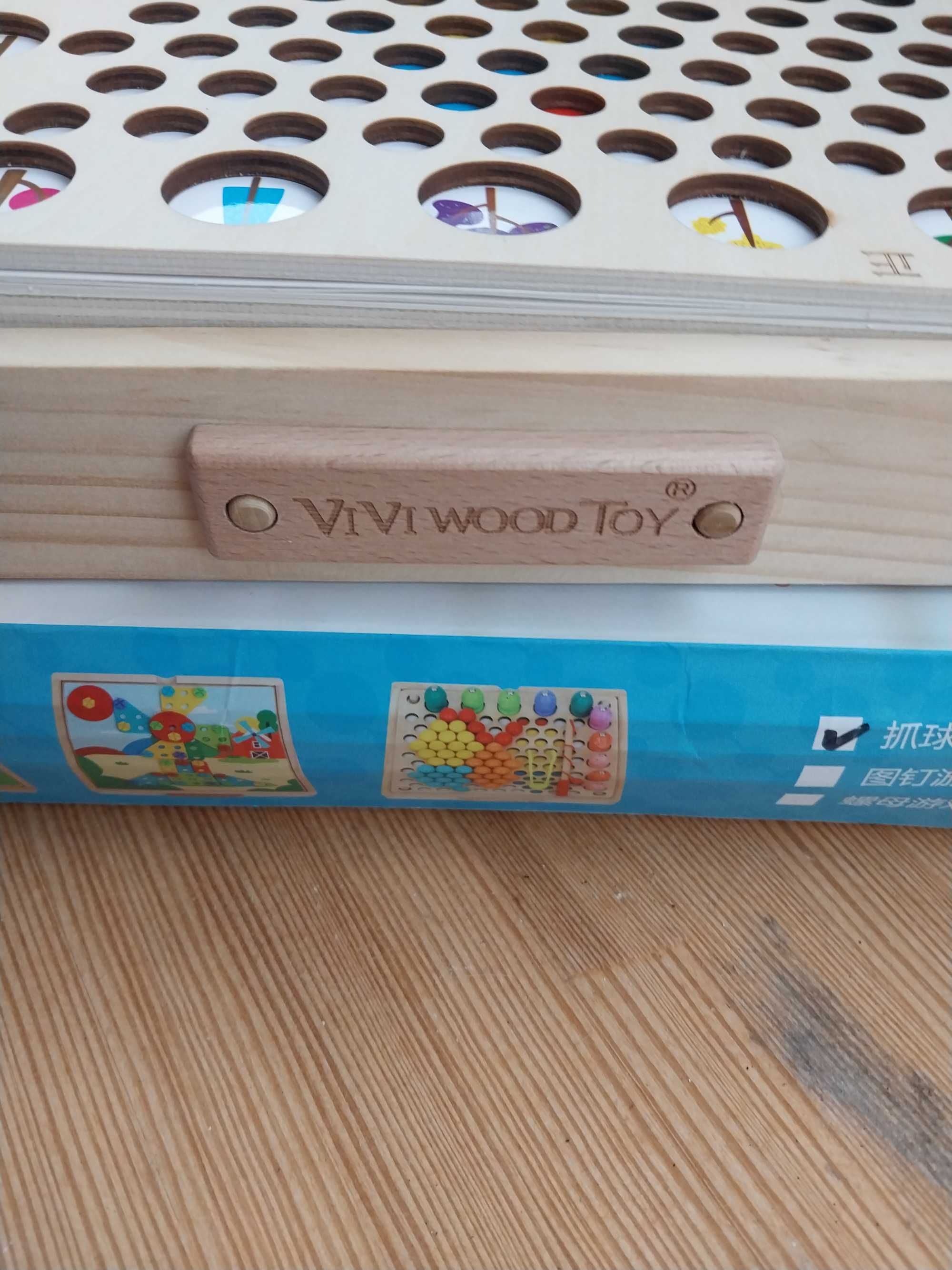 Дерев'яна гра Vivi Wood Toy Мозаїка - рибалка
