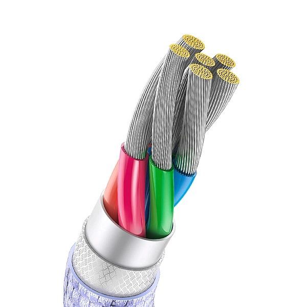 Baseus Crystal Shine Series kabel przewód Usb do szybkiego ładowania i