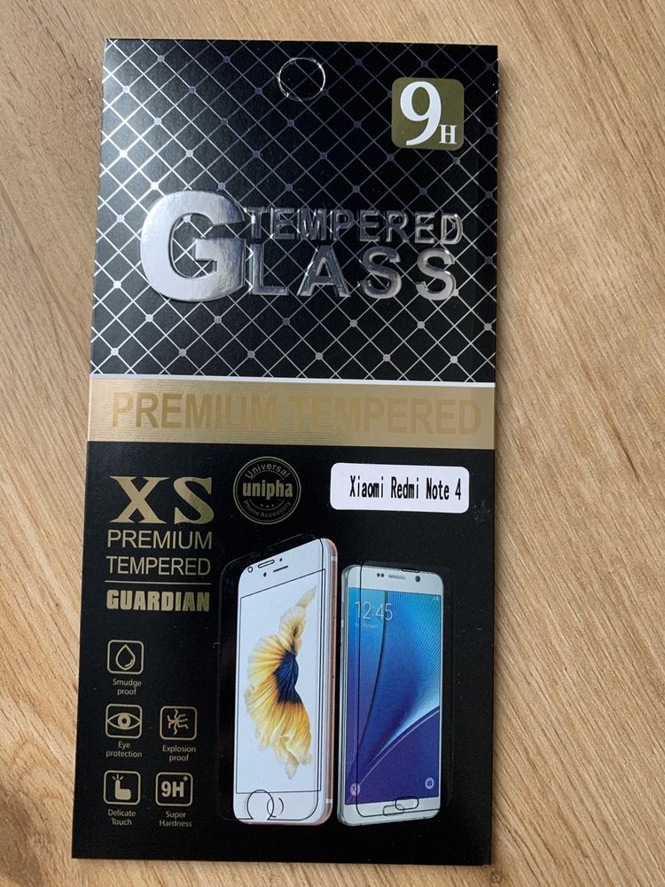 5x Szyba do xiaomi Redmi Note 4 szkło hartowane 9H Banan