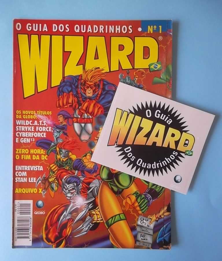 WIZARD (brasileira) - Coleção da 1ª e 2ª séries com BRINDES !