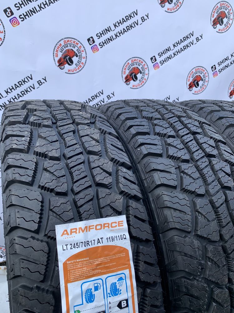 4шт 245/70R17 AT Armforce, СКЛАД ШИН, СКЛАД Б/У РЕЗИНЫ
