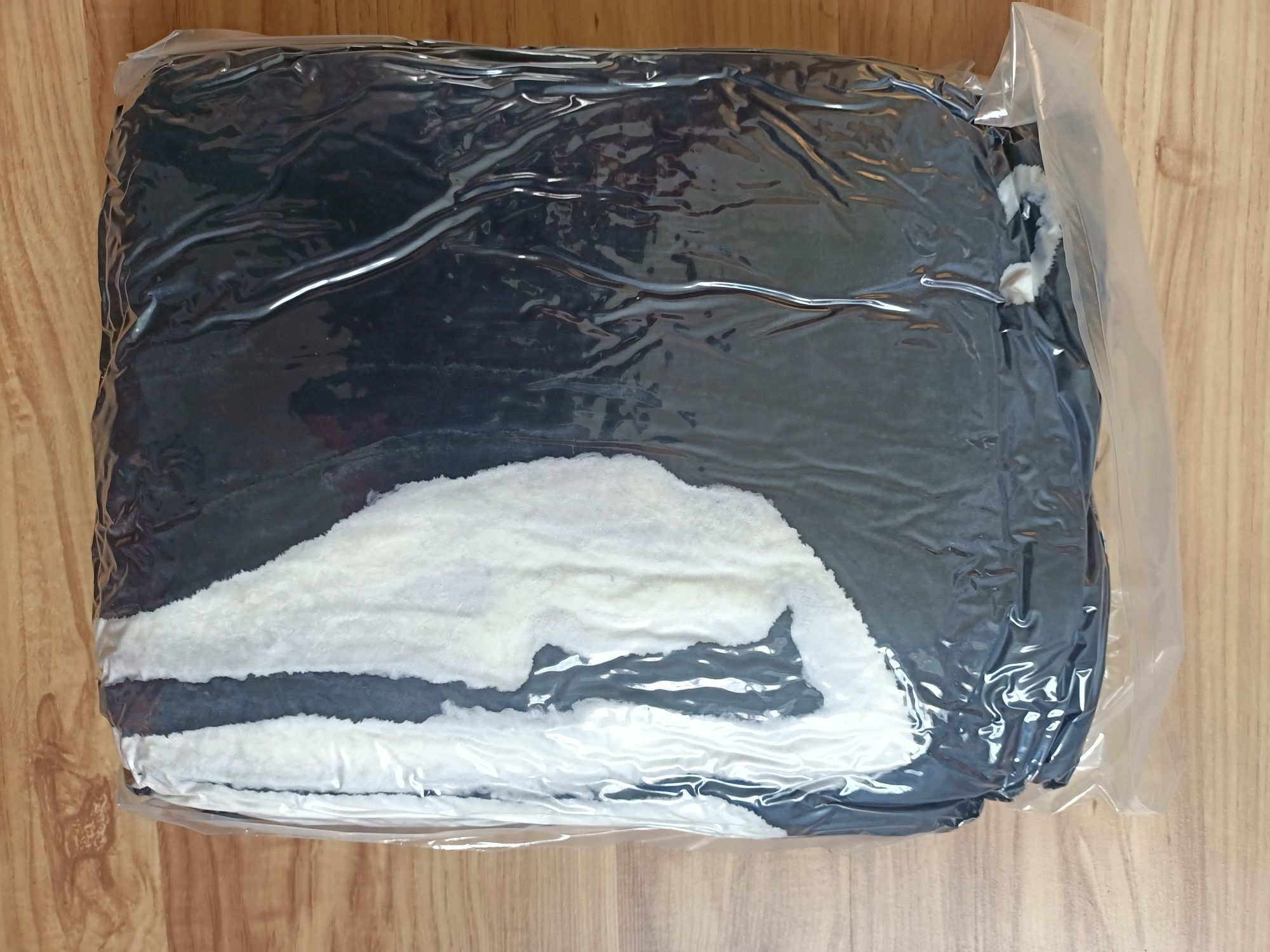 Koc z polaru sherpa Dwustronny miękki puszysty 200 x 150cm