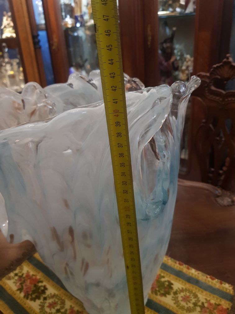 Imponente jarra multicor de murano