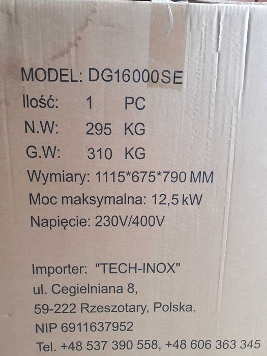 Agregat prądotwórczy 16 kva GX Diesel Polska gwar nawet do 36msc !