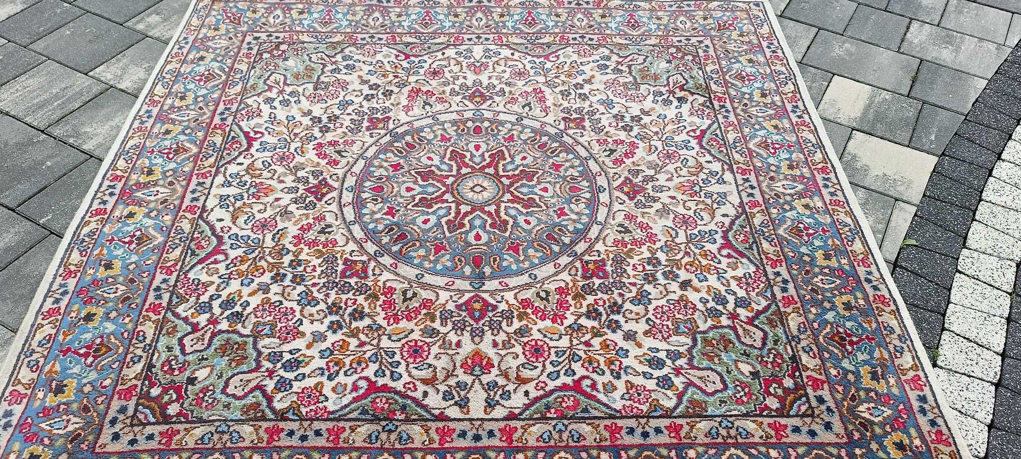 Nain dywan wełniany tkany ręcznie perski 157 x 150 cm wełna IRAN