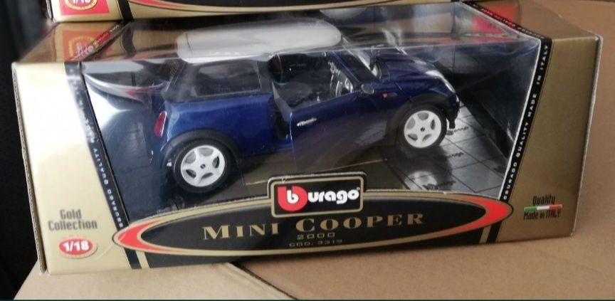 Mini Cooper (2001) Gold Collection azul Burago