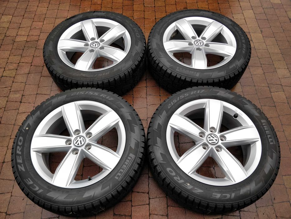 3326. Alufelgi 17" T-roc Tiguan II Passat oryginał 6.5Jx17 ET38 5x112