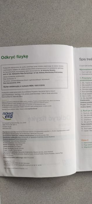 Odkryć fizykę 1 zakres podstawowy