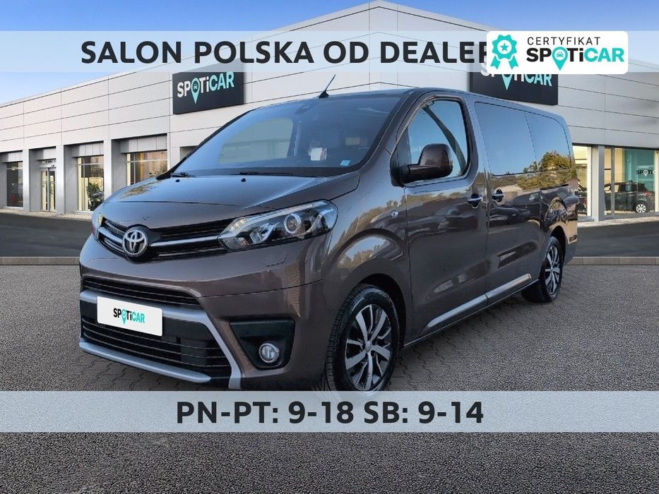 Toyota Proace Verso 2.0 D4-D Long VIP Aut. SalonPL FVat Od Ręki Najbogatszy