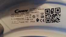 Pralka Candy Rapid pro -Częsci  zamienne