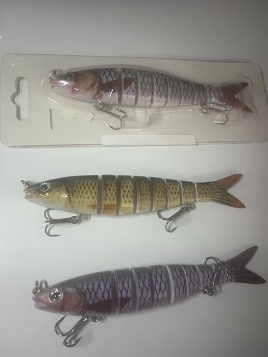 Wobler SZCZUPAK SANDACZ Łamany TONĄCY realistyczny wygląd