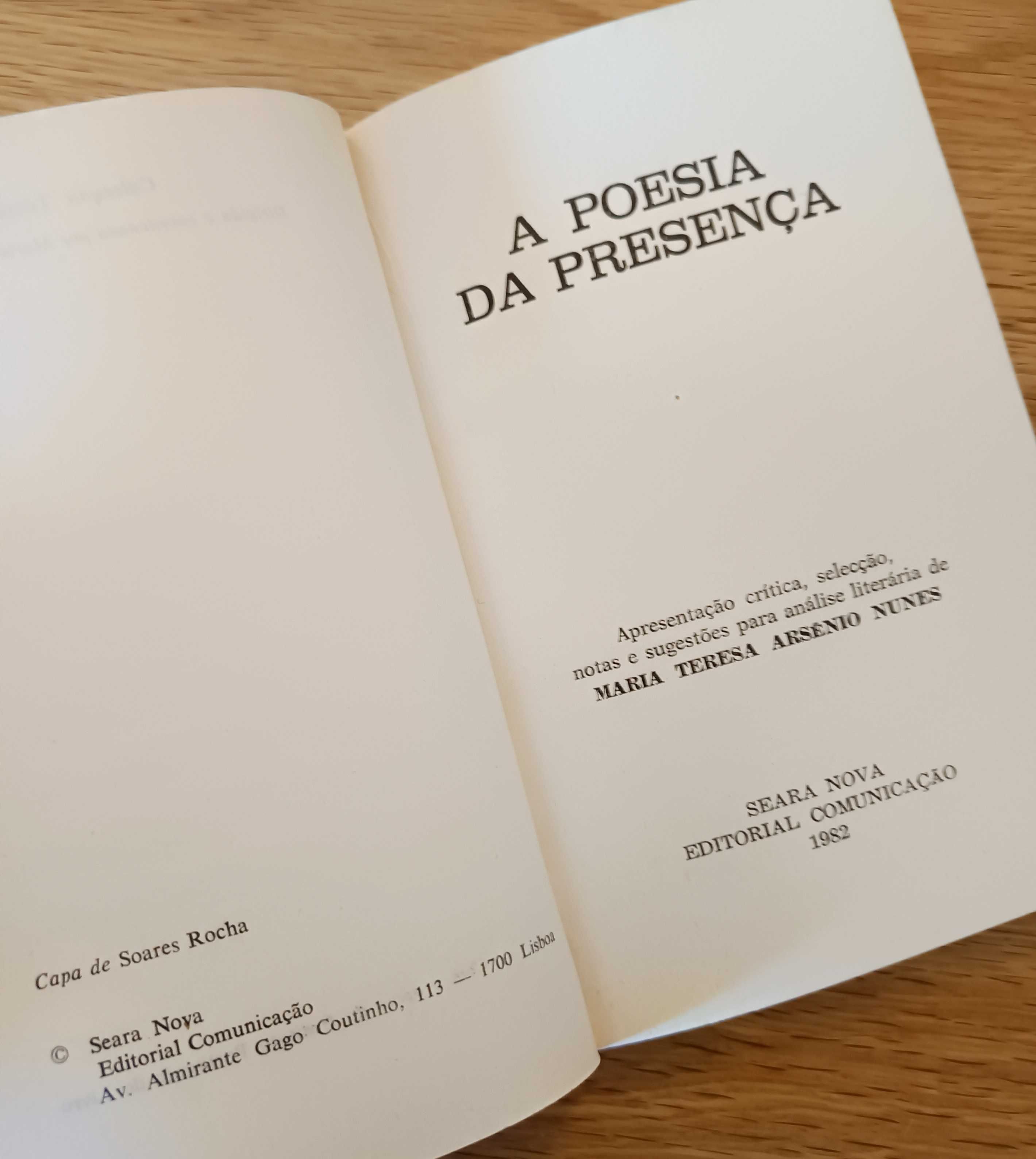 A Poesia da Presença - Maria Teresa Arsénio Nunes