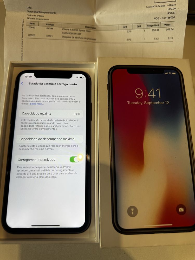 Iphone X - 64GB live