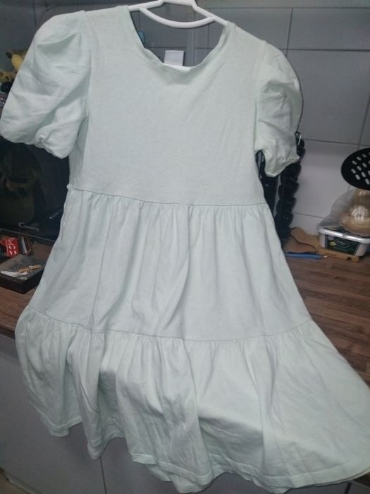 Vestido Zara verde agua