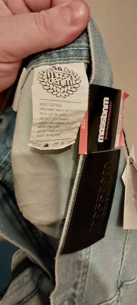 Spodnie Hip Hop Firma Mass denim
