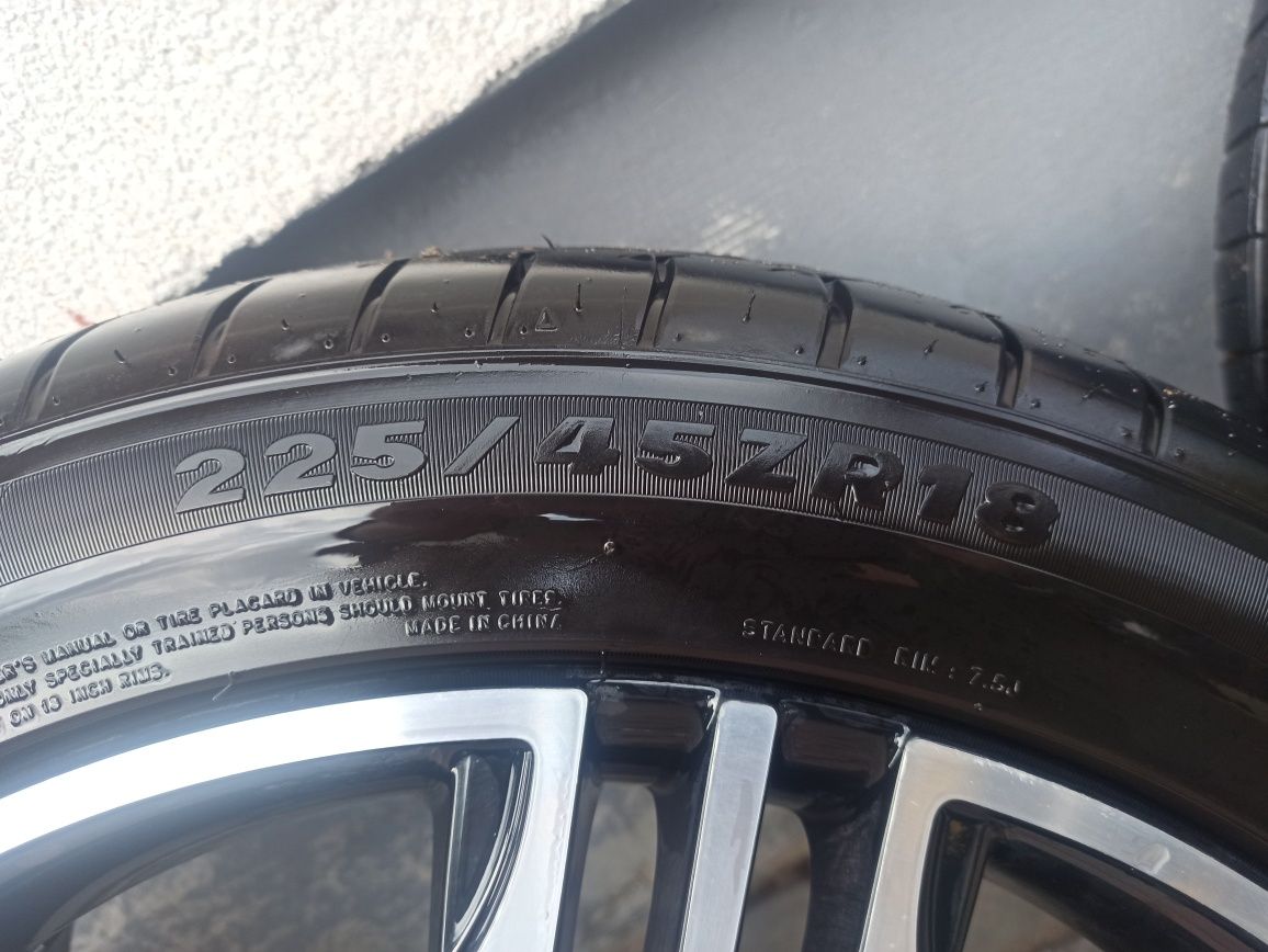 Felgi 18 4x108 RONAL R57 Trend +  opony letnie