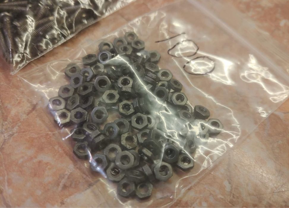 Набір крепіж  (болт/гайка/саморез) саморіз крепеж 3D друк 3Д принтер