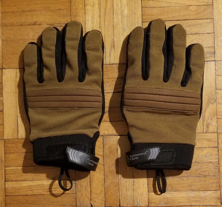 Rękawice antyprzekłuciowe brązowe L Armored Claw Direct Safe