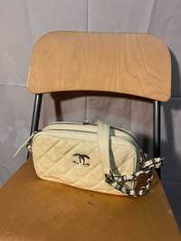 CHANEL White Purse