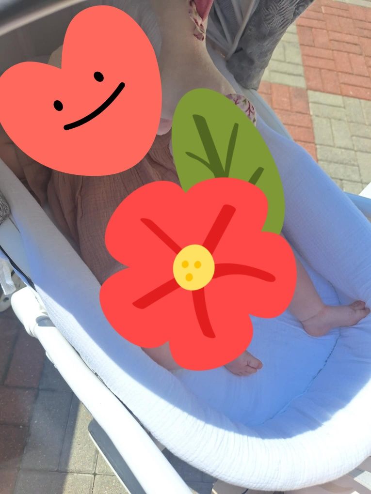Wózek Bebetto gondola ze spacerówką i fotelikiem samochodowym