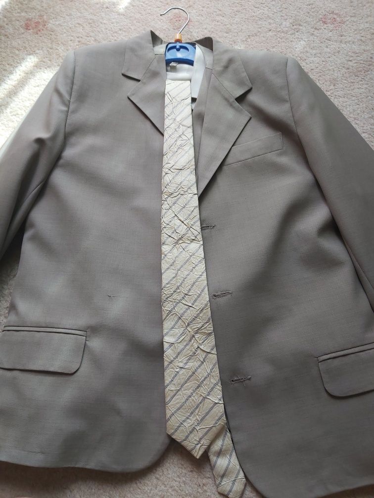 Fato completo Blazer Camisa Colete Calças e Gravata de criança