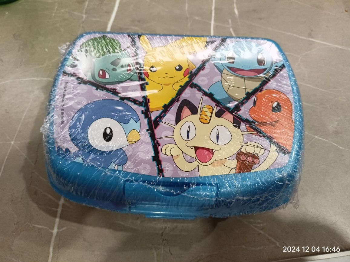 Śniadaniówa lunch box POKEMON pojemnik na śniadanie bez BPA