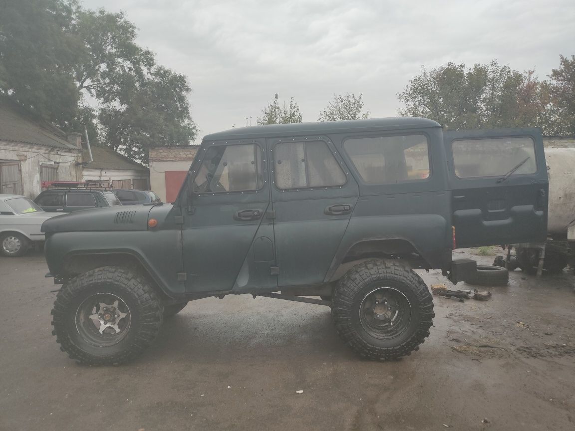 УАЗ Хантер на toyota мостах