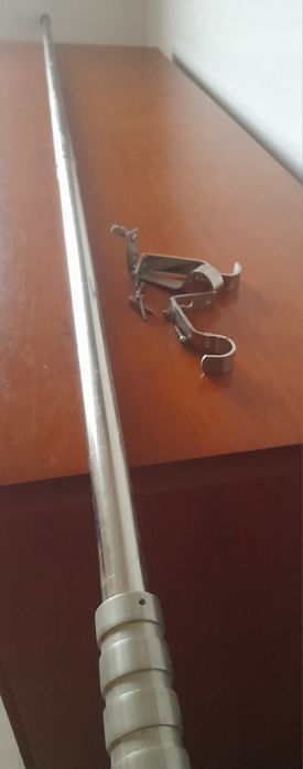 Cortinados e varão  inox