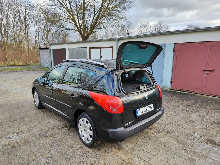 peugeot 207 SW 2009 1.4 nowe sprzęgło,chłodnica,klima, dach panora