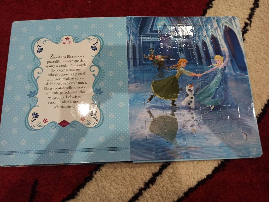 Sprzedam Disney kraina lodu wielkie układanie 50 elementów