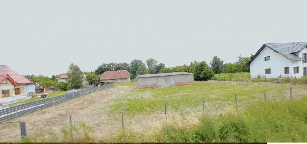 Działka zabudowana 96ar 9600 m2 okolice Wrocławia