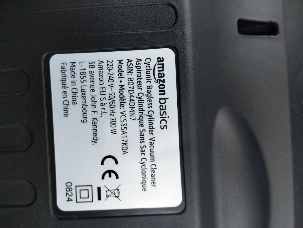 Amazon Basice odkurzacz cylindryczny bez worka