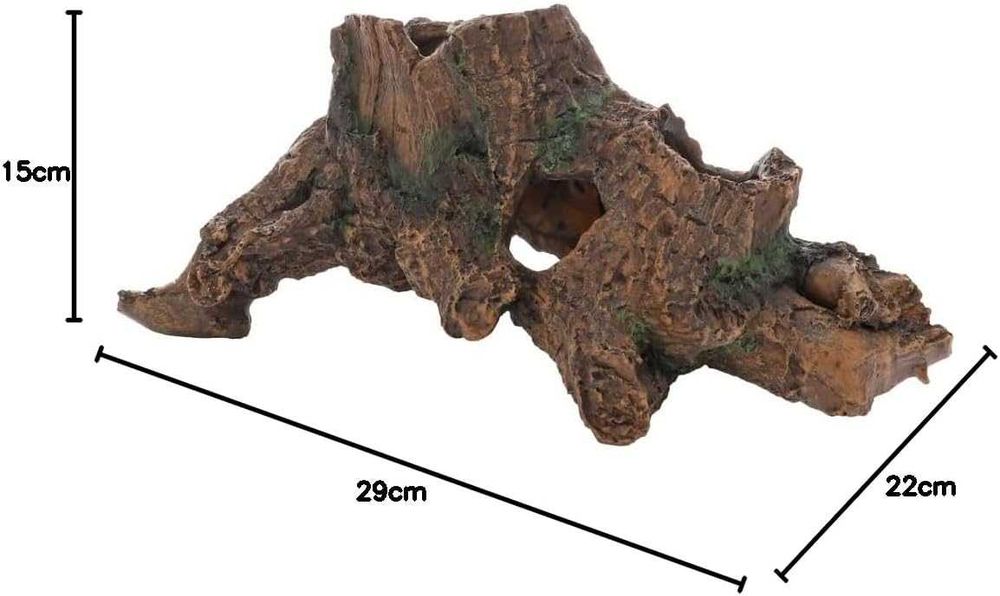 декор пеньок для хобі, 2 штуки, приблизно 15x29x22 см