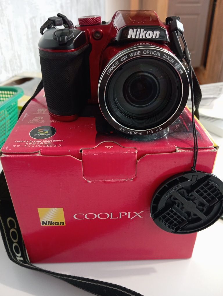 Nikon Coolpix B500 Red+карта пам'яті на 128gb