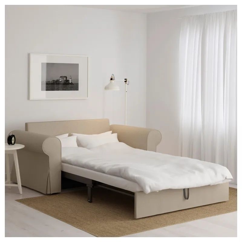 Sofá-cama 2 lugares IKEA (cor: cinza)